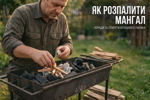 Як розпалити мангал: покрокова інструкція фото